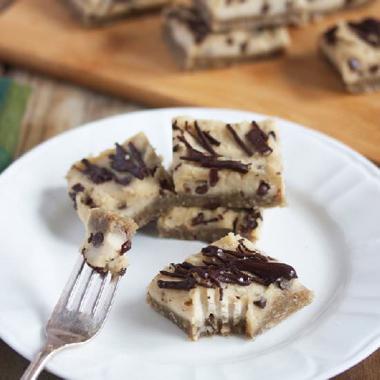 Cookie Dough Cheesecake Bars