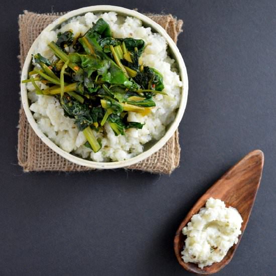 Cauliflower & Celery Root Purée