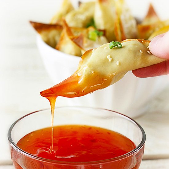 Oven Baked Crab & Avocado Wontons!