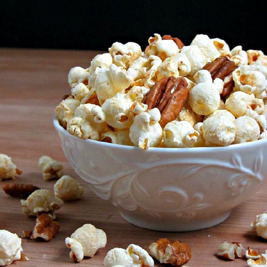 Maple Butter Pecan Popcorn