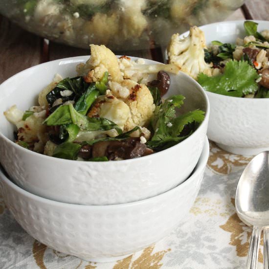 Cauliflower Pearl Barley Salad