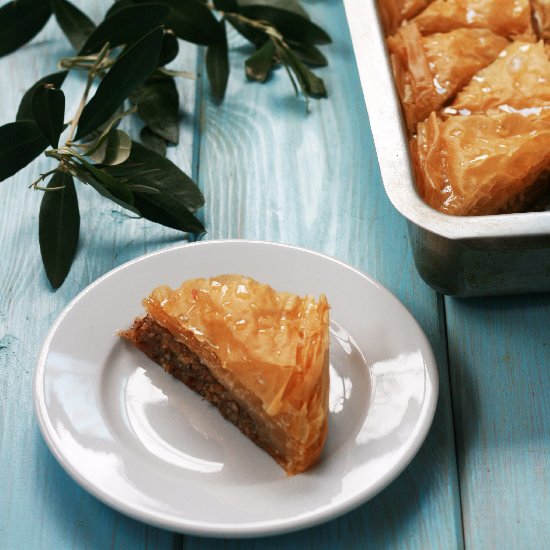 Classic Baklava with Olive Oil