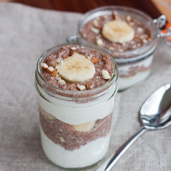 Banana Nut Teff Parfait