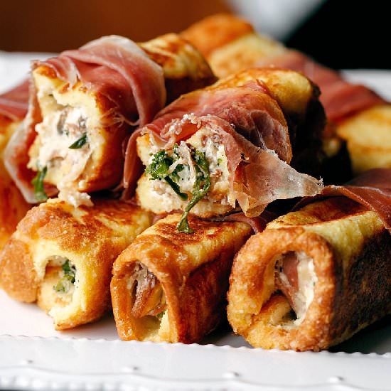 Savory French Toast Roll Ups