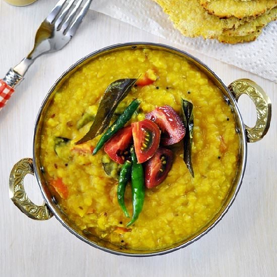 Red Lentil (Dhal) Curry