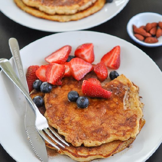 Gluten-Free Almond Oat Bran Pancake