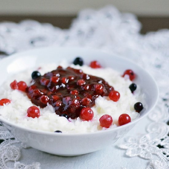 Yoghurt Rice Dessert