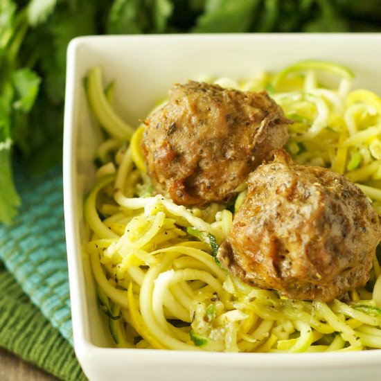 Crockpot Herbed Turkey Meatballs