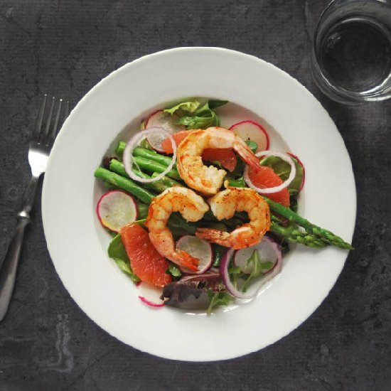 Citrus Shrimp & Asparagus Salad