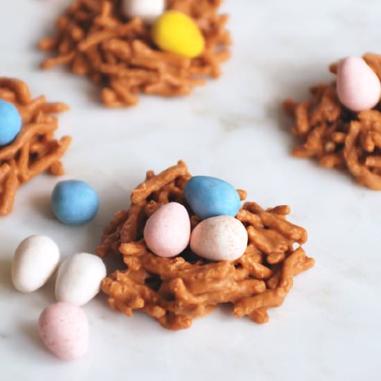 Butterscotch Bird’s Nest Cookies