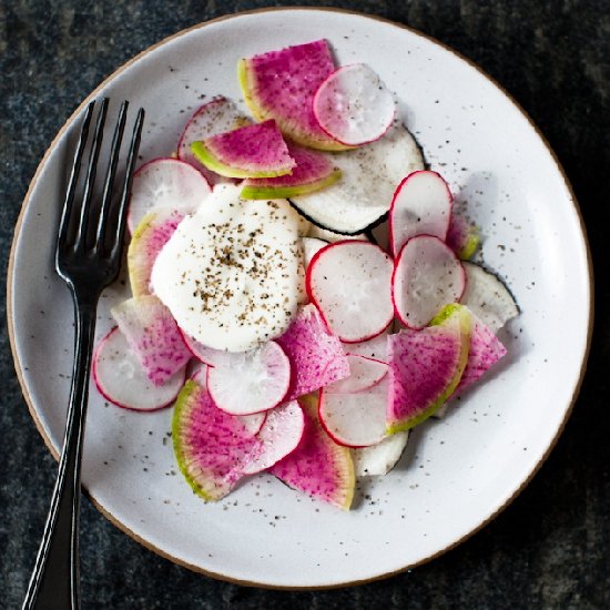 Super Simple Radish Salad