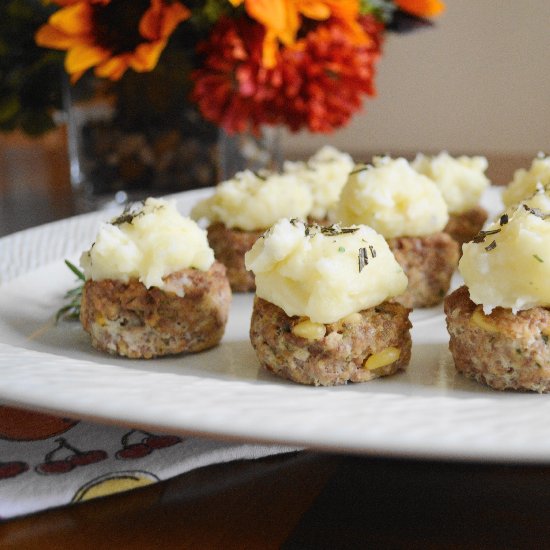 Mini Lamb Cakes and Potato Frosting