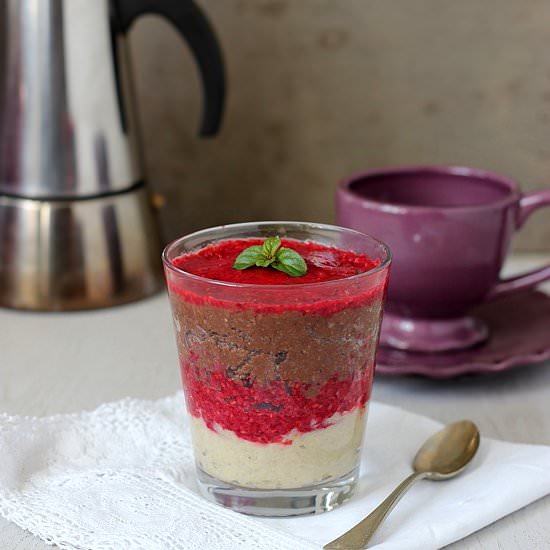 Millet and Raspberries Dessert