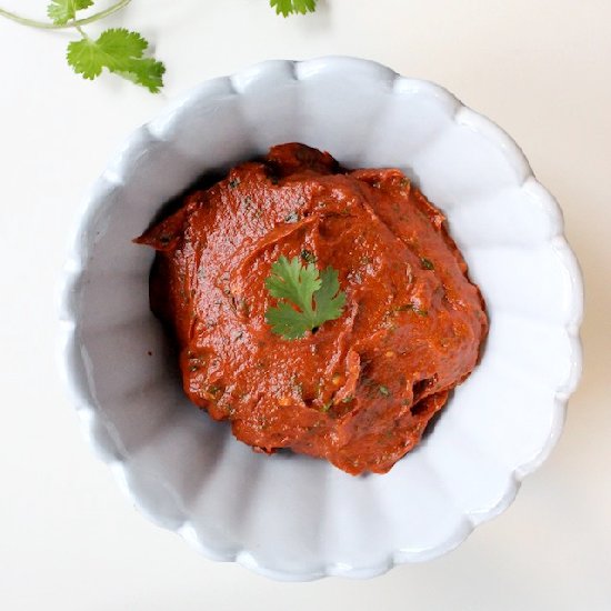 Spicy Harissa Dip & Pita Chips