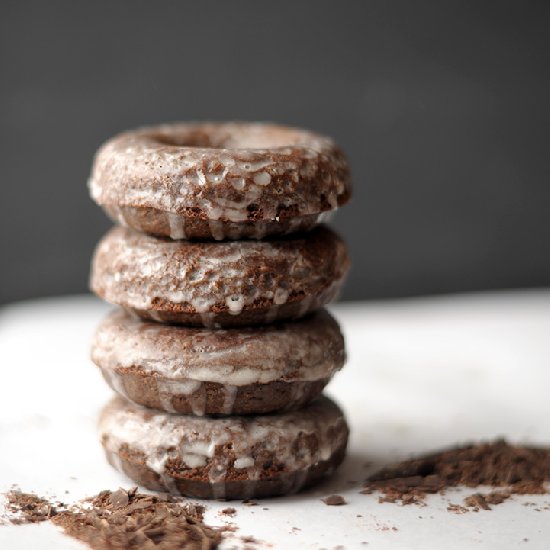 The Best Baked Chocolate Donuts