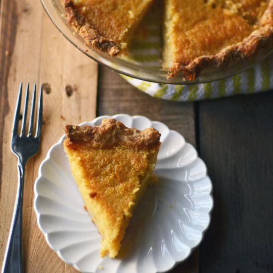 Buttermilk Lemon Chess Pie