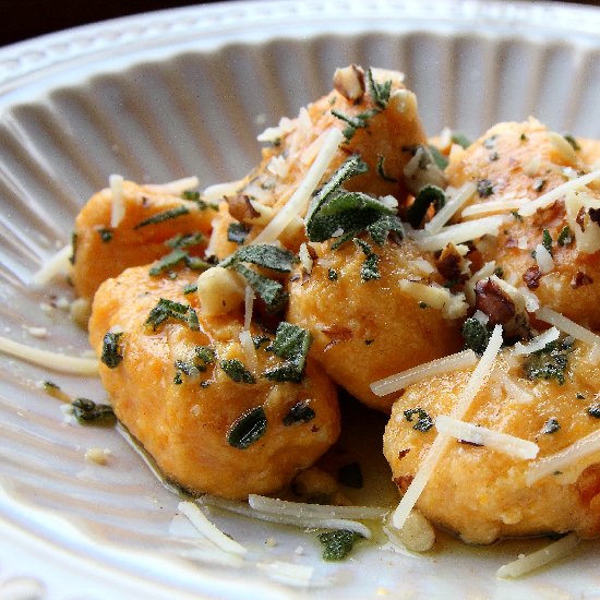 Sweet Potato and Ricotta Gnudi