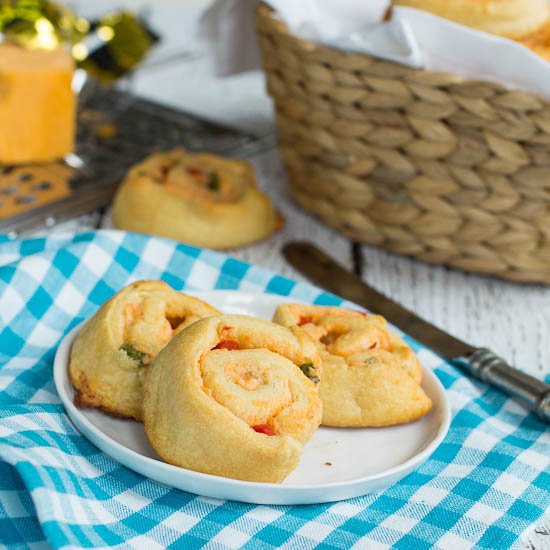 Pimiento Cheese Spirals