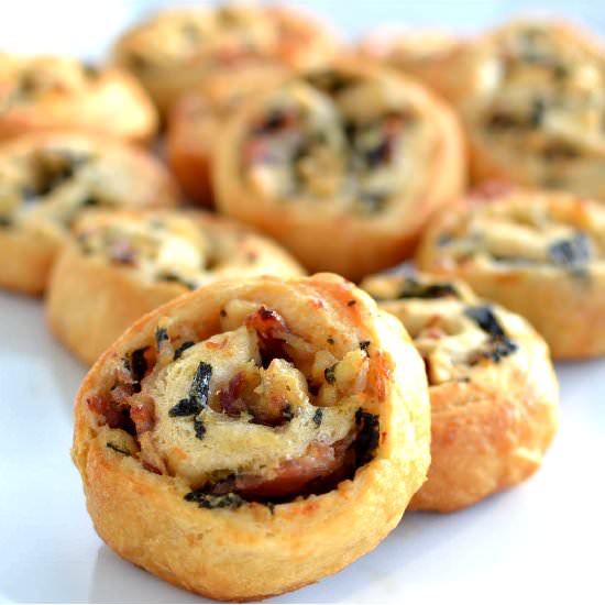 Chicken and Spinach Pinwheels