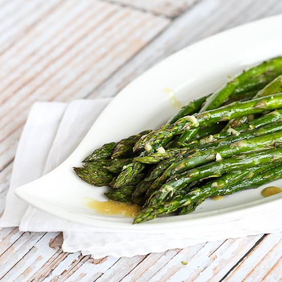 Roasted Asparagus Dijon