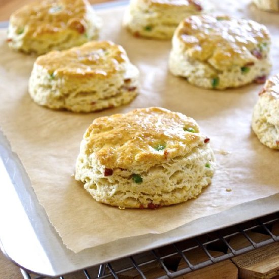 Buttermilk Bacon Jalapeño Scones