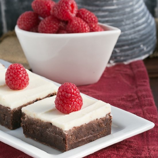 Raspberry Chambord Brownies