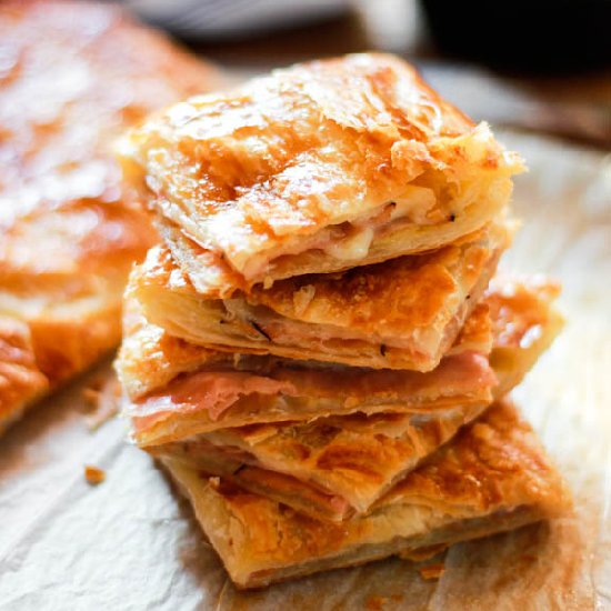 Ham + Cheese Puff Pastry