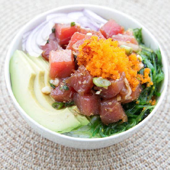 Hawaiian Spicy Poke Bowl