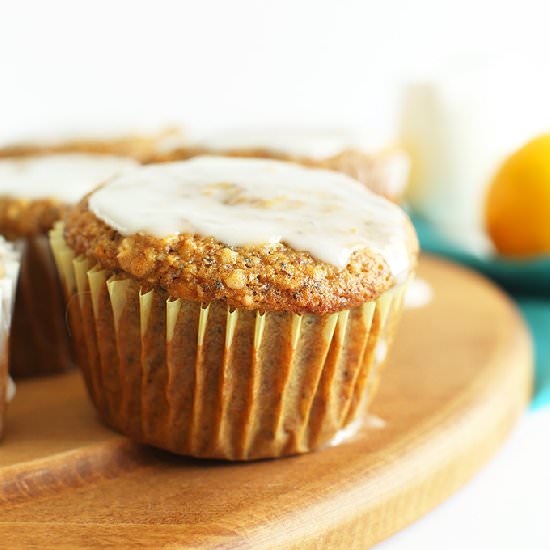 Meyer Lemon Poppy Seed Muffins