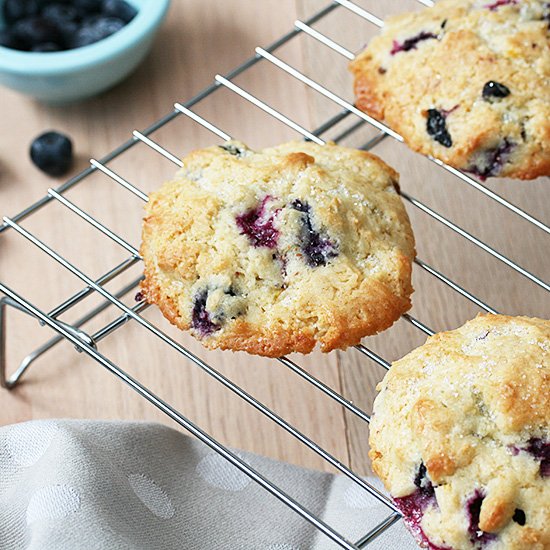 Blueberry Muffin Top Cookies