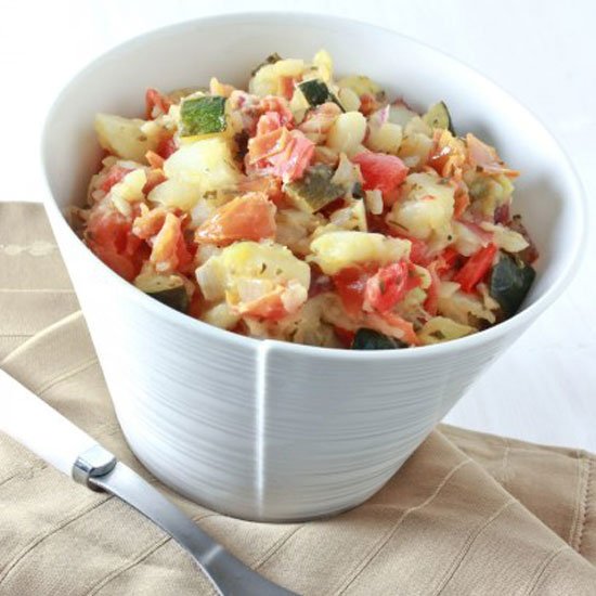 Roasted Vegetable Potato Salad