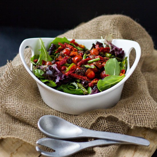 Italian Grilled Asparagus Salad