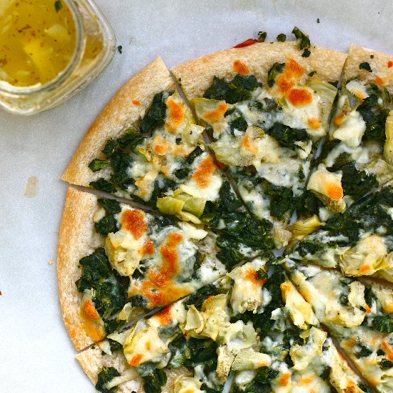 Spinach & Artichoke Pizza