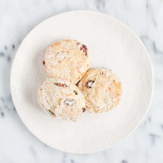 White Soda Bread Scones