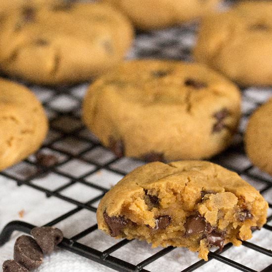 Peanut Butter Chocolate Chip Cookie