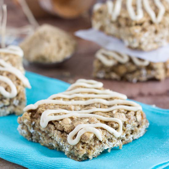 Cinnamon Brown Sugar Oatmeal Bars