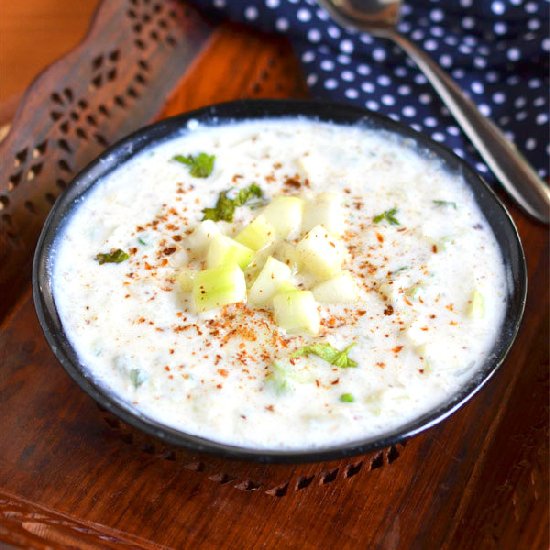 Cucumber (Kheera) Raita