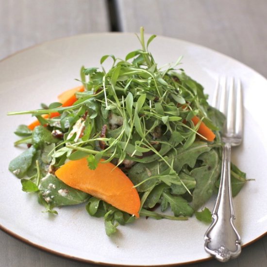 Arugula w/ Apricots & Goat Cheese