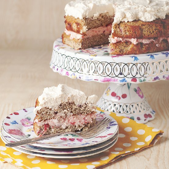 Gluten-Free Strawberry Almond Cake