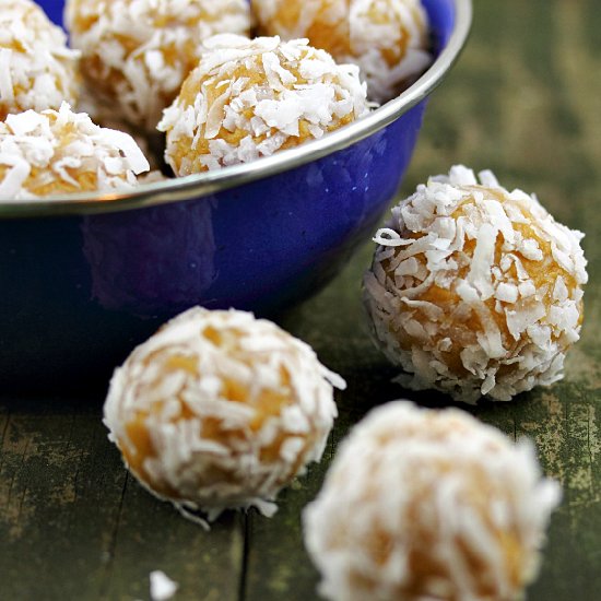 No-Bake Peanut Butter Coconut Balls