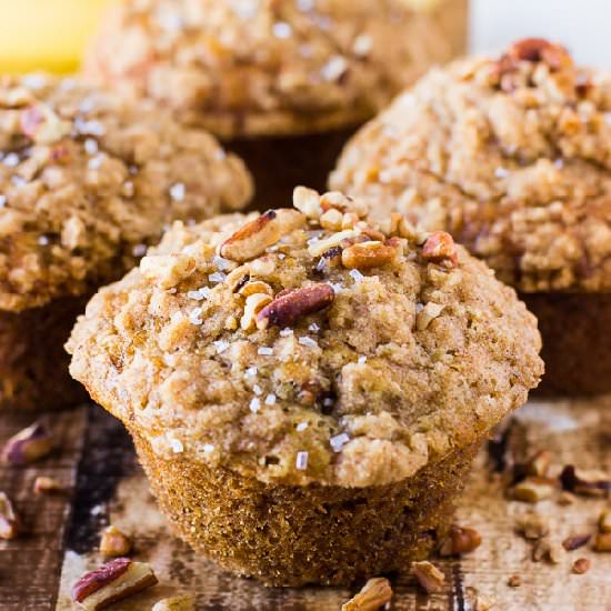 Banana Crumb Muffins