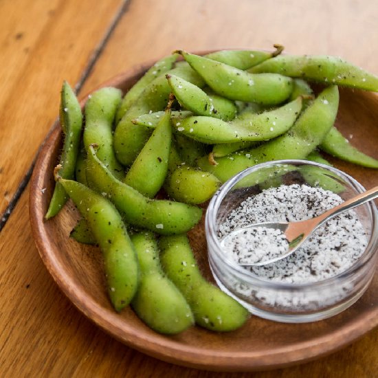 Edamame with Smoky Tea Salt