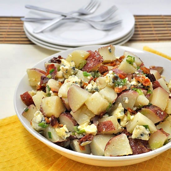 Baked Potato Gorgonzola Salad