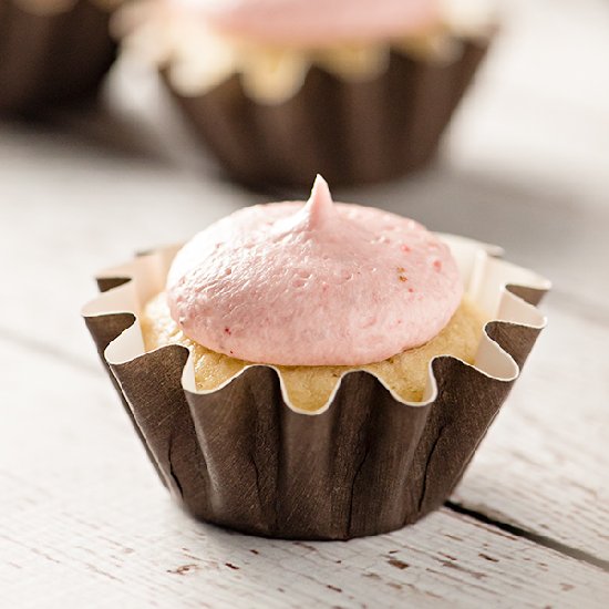 Strawberry Vanilla Cupcakes