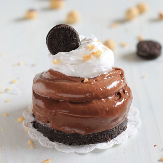 No Bake Nutella Oreo Cheesecake