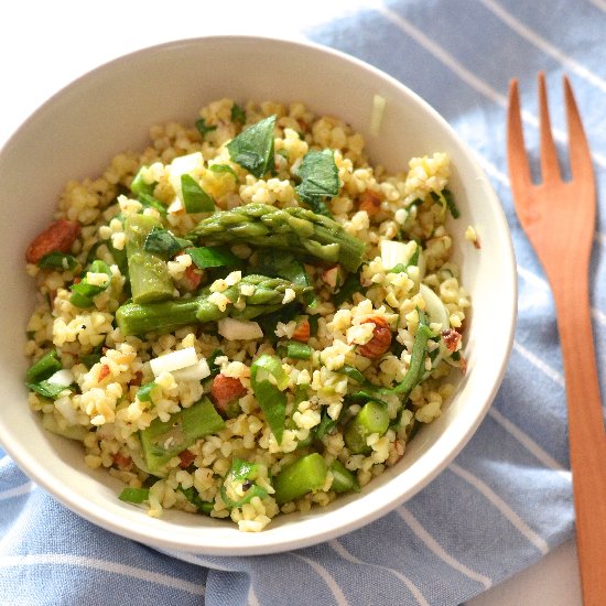 Tabbouleh Style Spring Salad