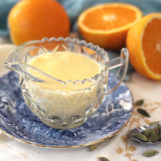 Orange & Cardamom Creme Anglaise