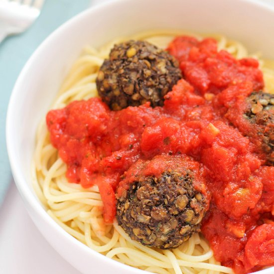 Lentil Mushroom ‘Meatballs’