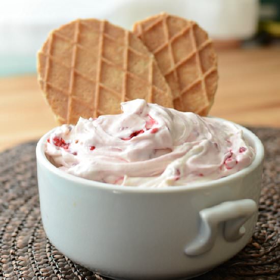 Raspberry Cheesecake Dip