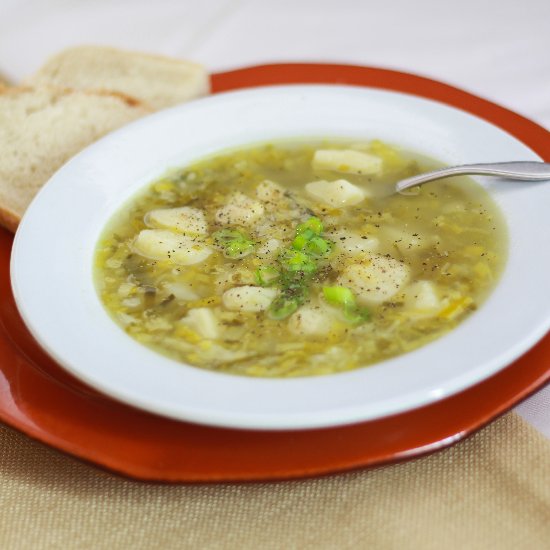 Comforting Potato Leek Soup